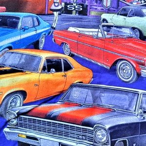 Men's licensed GM Chevy Nova T-shirt.